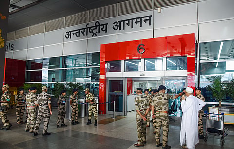 A view of the Terminal-3 of the Indira Gandhi International Airport in New Delhi