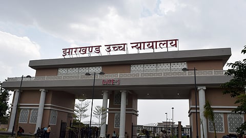 A view of the entrance gate of the Jharkhand High Court in Ranchi.