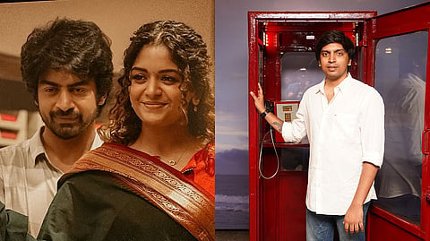 Arjun Das and Aditi Shankar in a poster for Once More (L) and editor Nash (R)