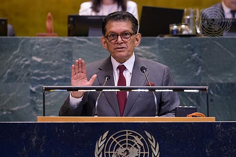 Rahman assumed the Presidency of the 81st session of the UN General Assembly on Tuesday