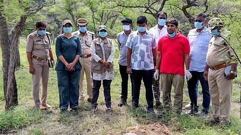 The tiger carcass was noticed during regular patrolling by the staff. 