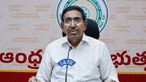 MA&UD minister P Narayana.