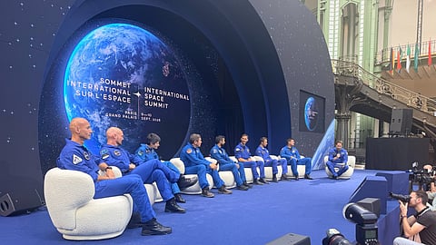 The agreements were announced at the International Space Summit in Paris.