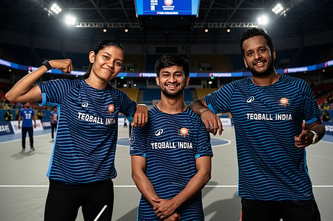 Quimcy Dsouza, Anas Baig and Declan Gonsalves