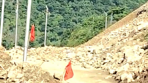 According to district police sources, BRO personnel initially cleared the debris and reopened the road. 