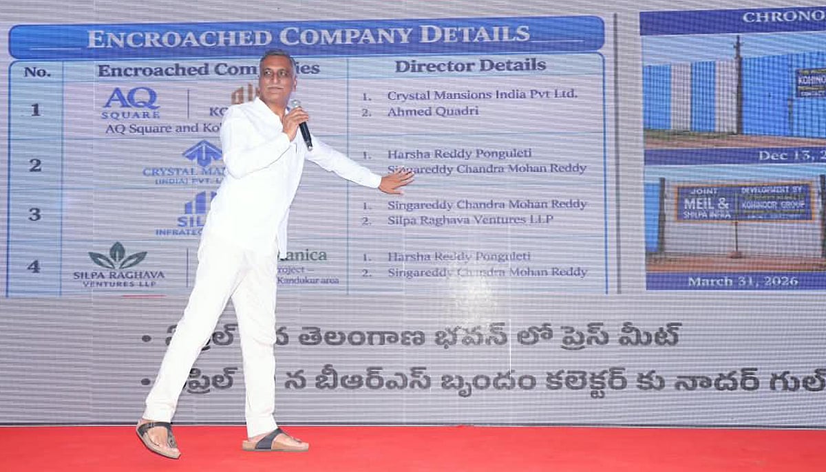 Sack Ponguleti, order judicial probe: Former minister Harish