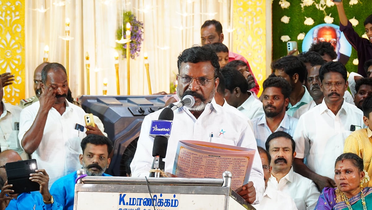 Disintegration of SPA 100 per cent DMK’s fault: VCK leader Thol Thirumavalavan