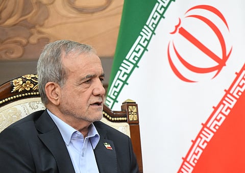 Iran's President Masoud Pezeshkian