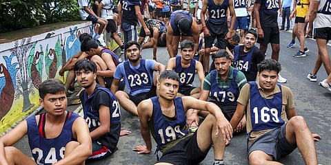 Representative image. Agniveer recruits-in-the-making from across India. 