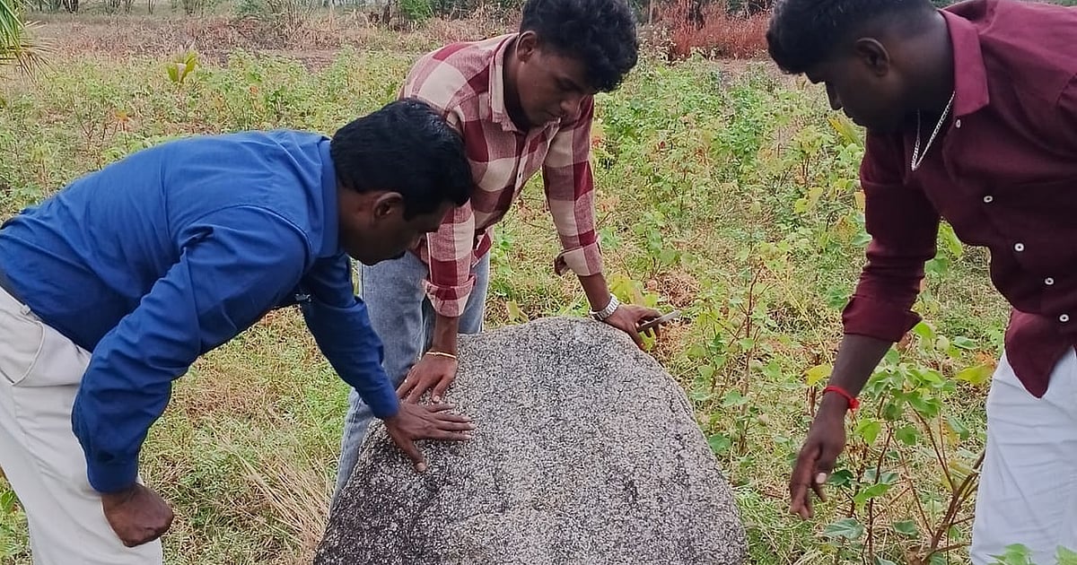 Manapparai’s very own Indiana Jones: Prof Selvaraju takes students hunting for history