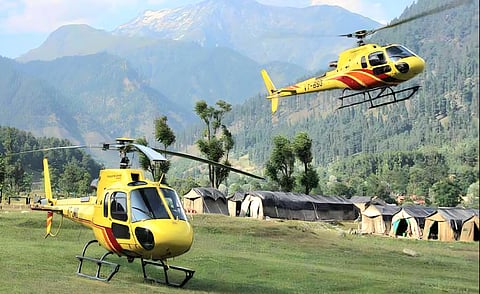 The government has directed all helicopter operators to install satellite-based tracking devices to monitor flights this season.