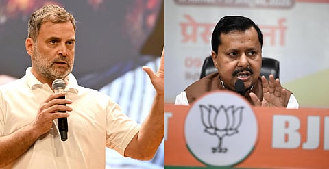 Leader of Opposition Rahul Gandhi and BJP national president Nitin Nabin