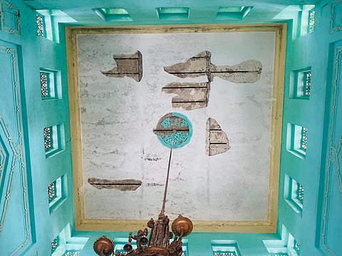 The Health Museum at Public Gardens remains in a neglected and dilapidated condition, with the ceiling requiring urgent repairs as it may collapse at any time, and the grand chandelier rusted, in Hyderabad