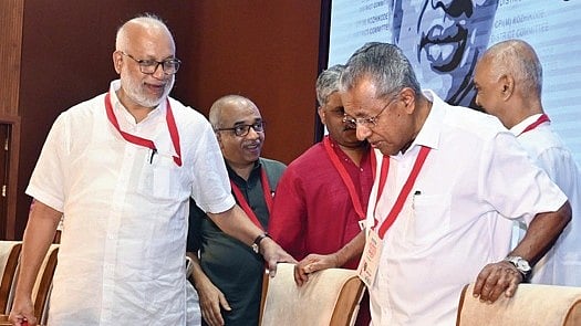 CPM general secretary M A Baby silent on ED move against Pinarayi Vijayan