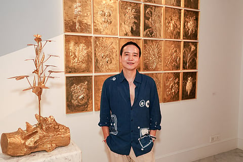 Fashion designer Jenjum Gadi