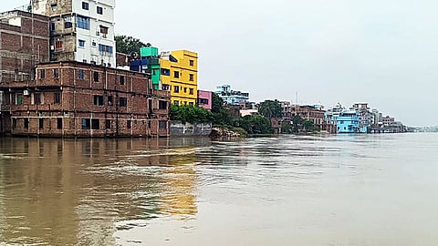 According to the Disaster Management Department, 49.67 lakh people in 15 districts have been affected by floods.