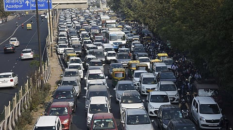 The traffic police issued an advisory saying traffic movement on MG Road was likely to be affected due to the protest and asked commuters to avoid the affected stretch. 