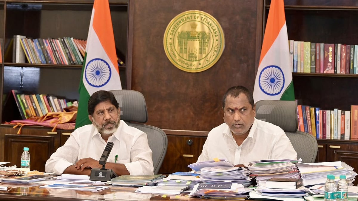 Deputy CM Bhatti Vikramarka Mallu reviews SC and ST welfare at Praja Bhavan.