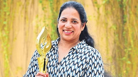 Agimol Pradeep recently won the Aster Guardians Global Nursing Award.