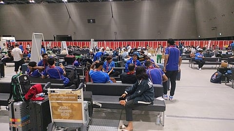 Indian athletes' wait only grew with each passing hour as they were not given accommodation on the cruise ship on Wednesday 