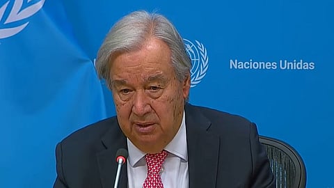 UN chief Antonio Guterres.