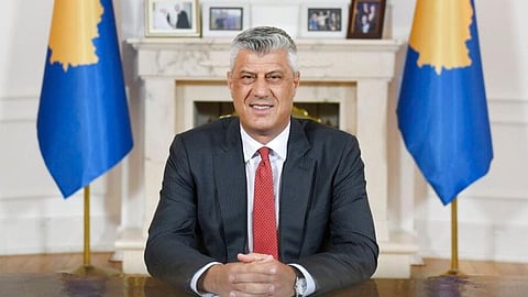 Kosovo president Hashim Thaci.