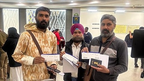 Three Indian nationals who were kidnapped in Kenya.