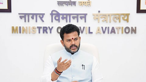 Union Minister for Civil Aviation Kinjarapu Ram Mohan Naidu.