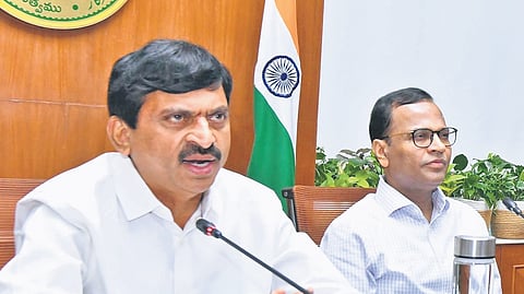 Revenue & Housing Minister Ponguleti Srinivasa Reddy.