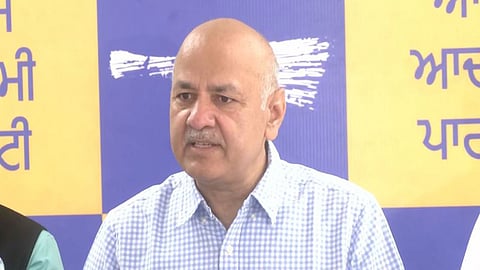 Former deputy chief minister of Delhi and AAP leader Manish Sisodia.