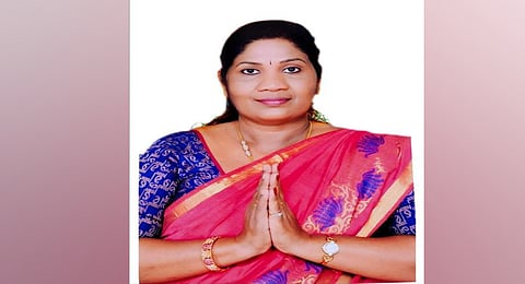 TVK candidate P Sathyabama