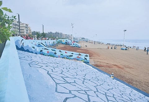 Arrangements are underway for CM Chandrababu Naidu's visit to Visakhapatnam on Friday. 