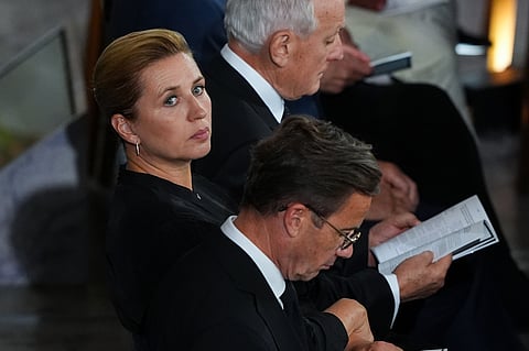 Denmark's Prime Minister Mette Frederiksen