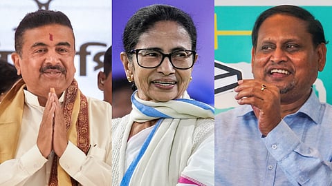 Nandigram sees a BJP-Congress-TMC faction-Left contest, while Rejinagar pits AJUP, BJP, rival TMC factions, Congress and Left against each other.