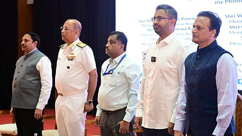 Prof. G P Raja Sekhar, VC of Andhra University, G Sreenivasa Rao, Joint Secretary, MoES, Rear Admiral Gokul Krishna Datta, Chief Staff Officer, Southern Naval Command, Inspector General Anurag Kaushik, Chief of Staff, HQ Coast Guard Commander and Vivekananda Pai, Secretary, VIBHA attended the programme.