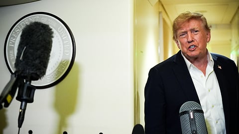 President Donald Trump has said the U.S. is in "armed conflict" with cartels in Latin America.