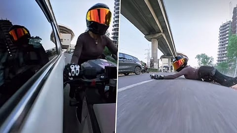 Sia, who was chased and hit by a car driven by Kalyan Bainsla, was captured on camera and widely shared on social media.