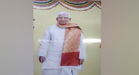 Veteran freedom fighter Etukuri Krishnamurthy
