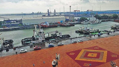 Paradip Port.