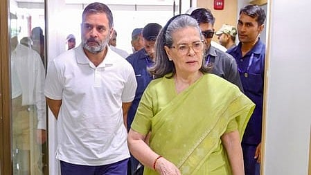 Congress leaders Sonia Gandhi and Rahul Gandhi.