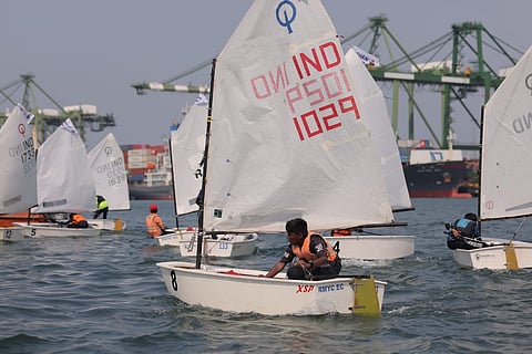 The FOTNA Cup, organised in association with the RMYC and named after the Flag Officer Commanding Tamil Nadu and Puducherry Naval Area (FOTNA), features multiple sailing categories, including the Optimist class for young sailors.