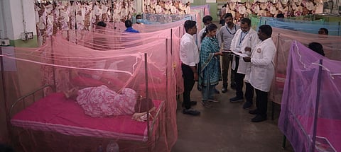 In view of the increasing dengue cases across Tamil Nadu, a special dengue ward has been set up at the Government Rajaji Hospital, Madurai