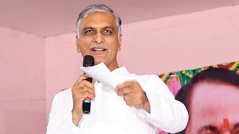 BRS leader T Harish Rao.