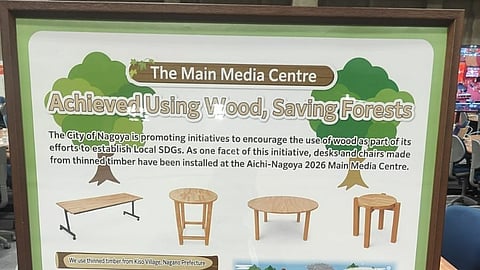The board at the Main Media Centre 