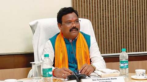 Minister Gokulananda Mallik.