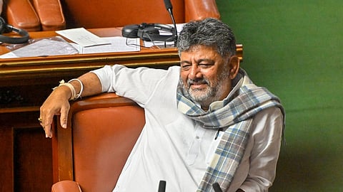 Chief Minister DK Shivakumar in the Assembly on Wednesday.