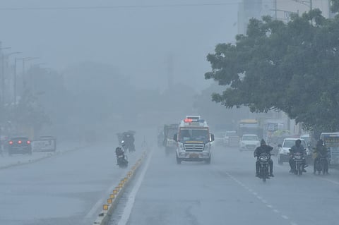 Heavy rain lashed several parts of north coastal Andhra Pradesh, with Visakhapatnam recording 28 cm, Koyyalagudem 20 cm, and Bheemunipatnam, Kakinada and Peddapuram 15 cm each in the 24 hours ending Thursday morning. Several other places received more than 5 cm of rain.