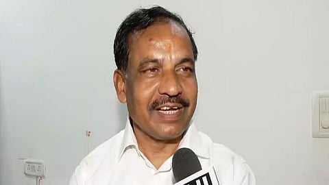 Telangana Steel and Mines minister Bibhuti Bhushan Jena.