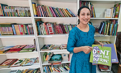 Shilpa Kiranveer at the library