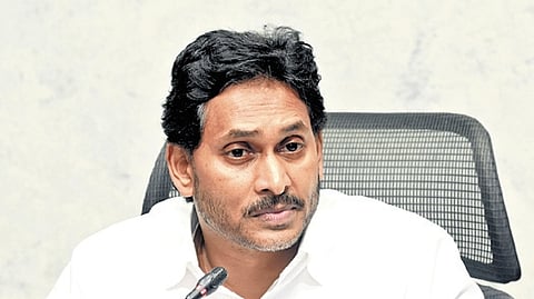 YSRCP president and former chief minister YS Jagan Mohan Reddy.